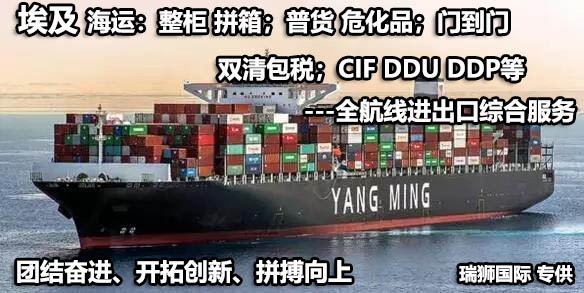 埃及物流貨運(yùn)專線 埃及空運(yùn) 埃及海運(yùn) 埃及?？贞懚嗍铰?lián)運(yùn)