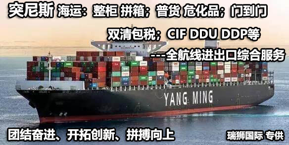 突尼斯物流貨運專線 突尼斯空運 突尼斯海運 突尼斯海空陸多式聯(lián)運